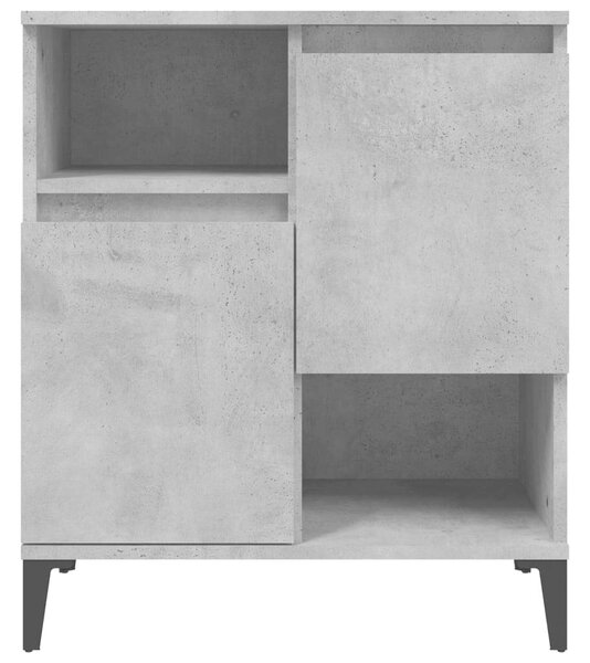 Modern Tálalószekrény Szett - Betonszürke - 2 db - 60x35x70 cm