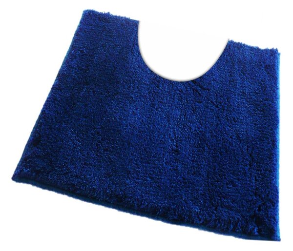 Fürdőszoba-szőnyeg COTTON Kék - Kék / 50 x 50 cm WC kagyló elé, kivágással