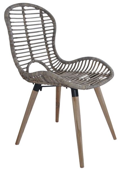 Rattan Étkezőszék - Barna - 4 db