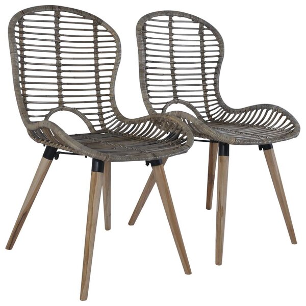 Rattan Étkezőszék - Barna - 4 db