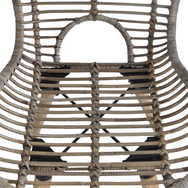 Rattan Étkezőszék - Barna - 4 db