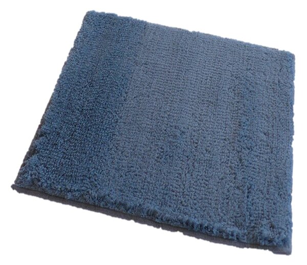 Fürdőszoba-szőnyeg COTTON Kék-szürke - Kék-szürke / 50 x 50 cm WC