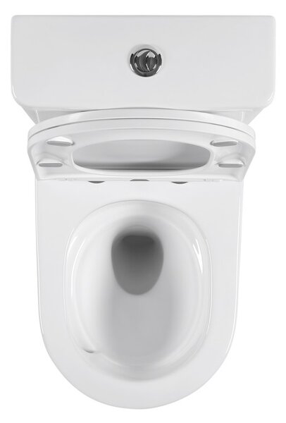 Erga Tina, kombinált WC-csésze 620x365x820 mm, Tornado 2.0 + WC-ülőke, fényes fehér, ERG-V03-TINA-TO2-WH