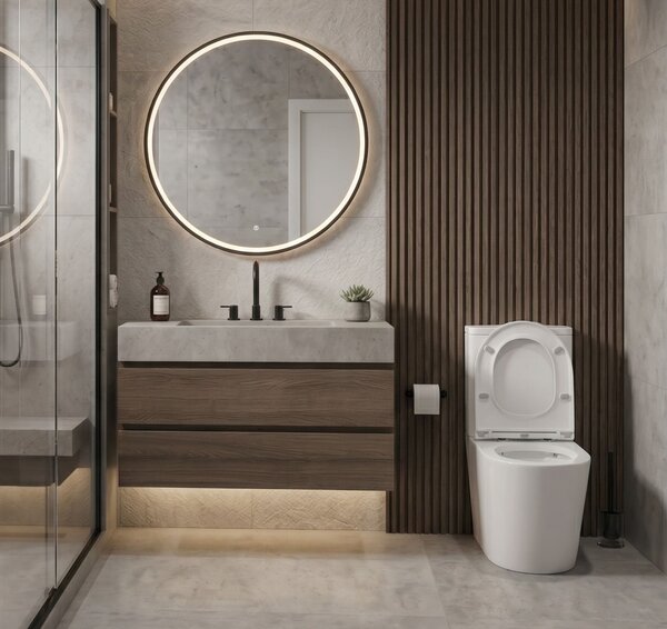 Erga Tina, kombinált WC-csésze 620x365x820 mm, Tornado 2.0 + WC-ülőke, fényes fehér, ERG-V03-TINA-TO2-WH
