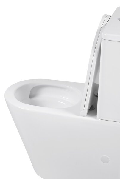 Erga Tina, kombinált WC-csésze 620x365x820 mm, Tornado 2.0 + WC-ülőke, fényes fehér, ERG-V03-TINA-TO2-WH