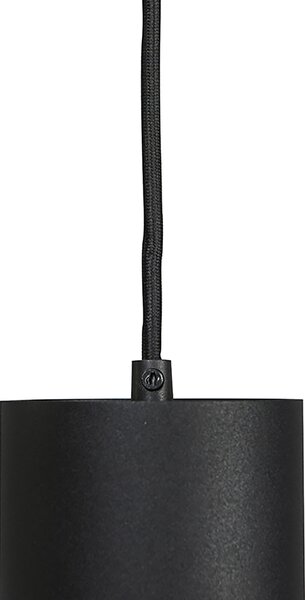 Design függőlámpa fekete 3 fázisú sínadapterrel - 3 fázisú Tubo
