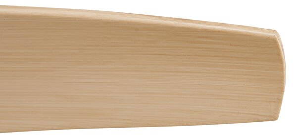 Fehér mennyezeti ventilátor fa mintázattal, 132 cm, LED-del, dimmelhető, távirányítóval - Joly