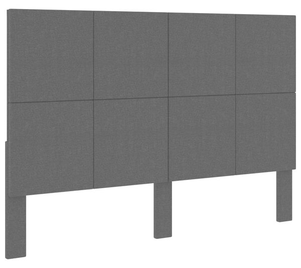 Sötétszürke szövet fejvég 140 x 200 cm