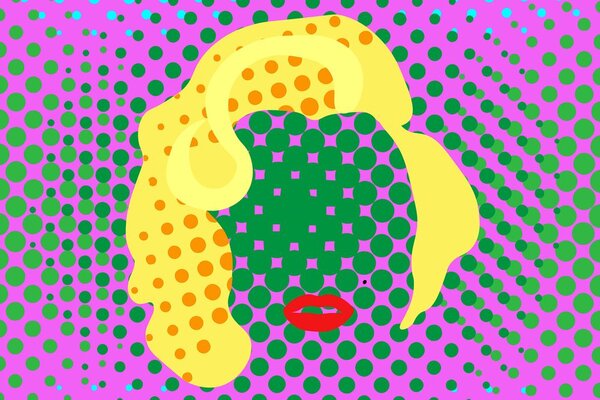 Kép Marilyn Monroe v pop art stílusban