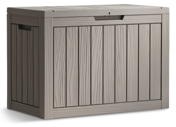 AKORD Furniture Factory Kerti Tároló Láda 170 literes Polipropylen Szürke Vízálló UV-szűrős