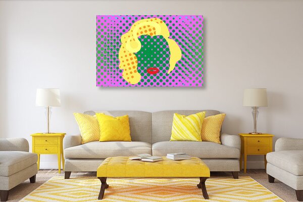 Kép Marilyn Monroe v pop art stílusban