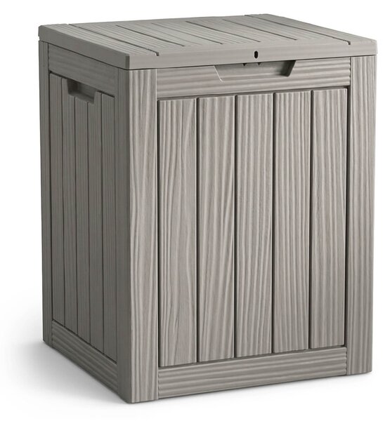 AKORD Furniture Factory Kerti tároló láda 113 l polipropylen szürke UV-szűrős