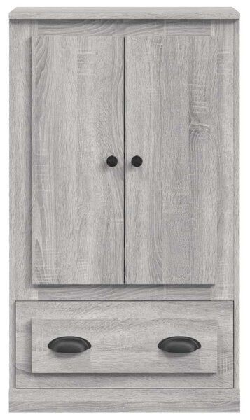 Szürke sonoma szerelt fa magasszekrény 60x35,5x103,5 cm