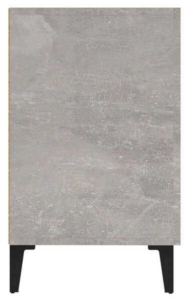 Betonszürke szerelt fa tálalószekrény 100 x 36 x 60 cm