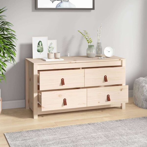 Tömör fenyőfa kisszekrény 100x40x54 cm