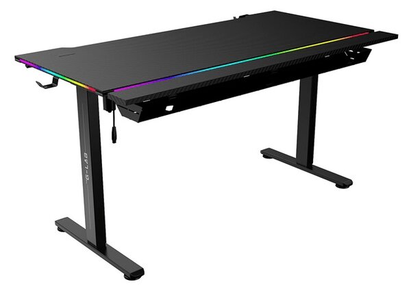 The G-Lab K-Desk Platinium Gamer asztal, 140x75cm