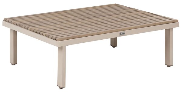 Kerti dohányzóasztal FIVIZZANO 70 cm 90 cm Akácfa Bézs