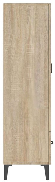 VIDAXL Sonoma Tölgy Fa Magasszekrény - 70x31x115 cm