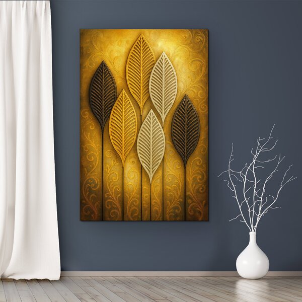 DUBLEZ | Arany levélkép | Prémium UV nyomtatás