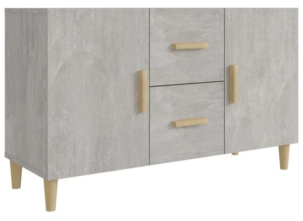 Modern Tálalóasztal - Betonszürke - 100x36x60 cm
