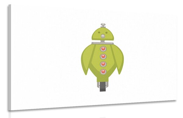 Kép mesés robot ábrával