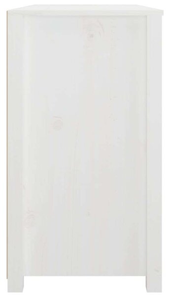 VidaXL fehér tömör fenyőfa kisszekrény 100 x 40 x 72 cm