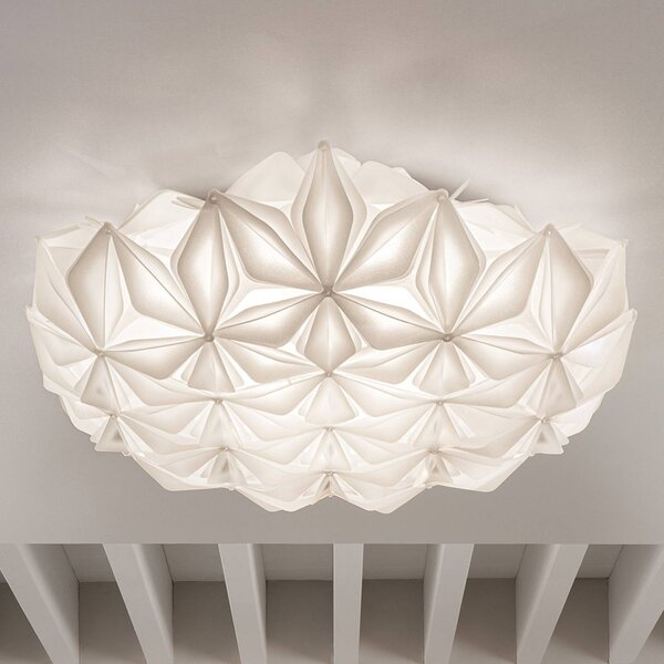 Slamp La Vie L mennyezeti világítás, szélesség 71 cm, fehér, dimmelhető, Fehér / opál, Nappali / Étkező, Műanyag, Dizájn