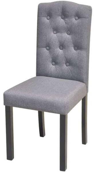 Szürke Szövet Étkezőszék - 6 db - Modern Dizájn
