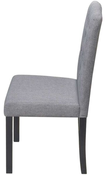 Szürke Szövet Étkezőszék - 6 db - Modern Dizájn