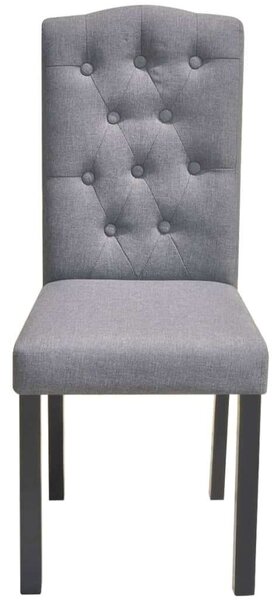 Szürke Szövet Étkezőszék - 6 db - Modern Dizájn