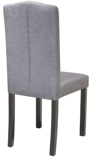 Szürke Szövet Étkezőszék - 6 db - Modern Dizájn