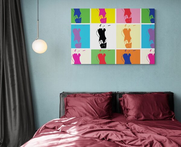 Kép pop art egy nő varázsa