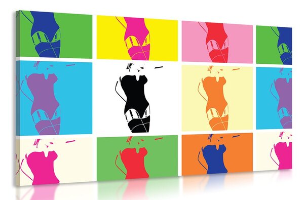 Kép pop art egy nő varázsa