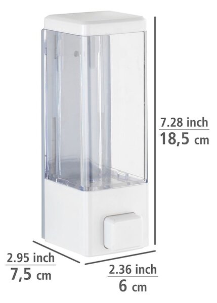Fehér fali műanyag szappanadagoló 320 ml Istres – Wenko