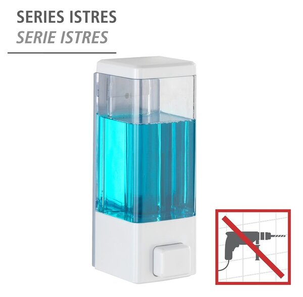 Fehér fali műanyag szappanadagoló 320 ml Istres – Wenko