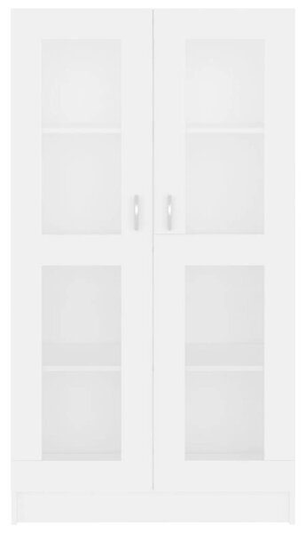 VidaXL fehér forgácslap vitrinszekrény 82,5 x 30,5 x 150 cm