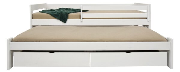 Wilsondo VERONIKA 7 gyerekágy 90x200 vendégággyal - fehér