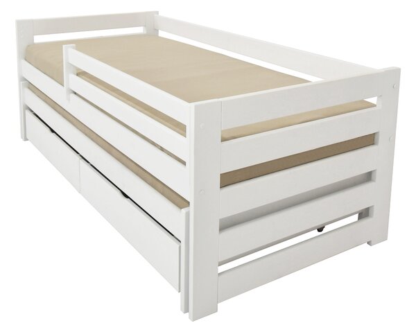 Wilsondo VERONIKA 7 gyerekágy 90x200 vendégággyal - fehér
