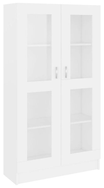 VidaXL fehér forgácslap vitrinszekrény 82,5 x 30,5 x 150 cm