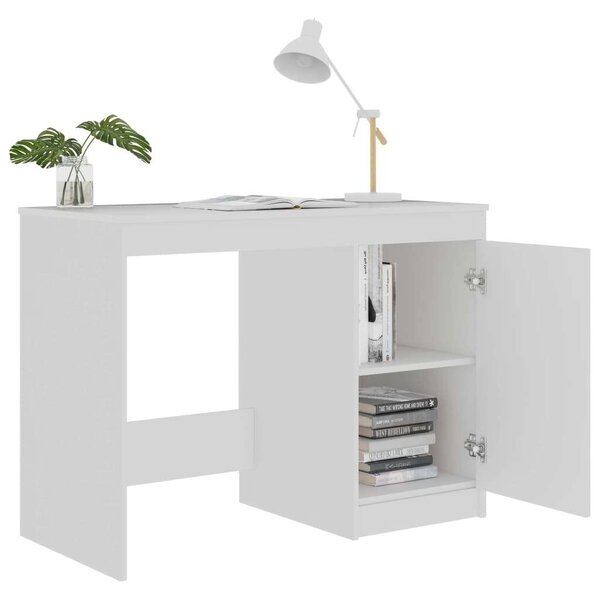 VidaXL Fehér Íróasztal - 100x50x76 cm