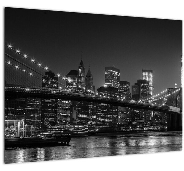 A New York-i Brooklyn-híd képe (70x50 cm)