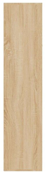 VidaXL 8 Rekeszes Polc/Tálaló Szekrény - Sonoma Tölgy - 66x30x130 cm