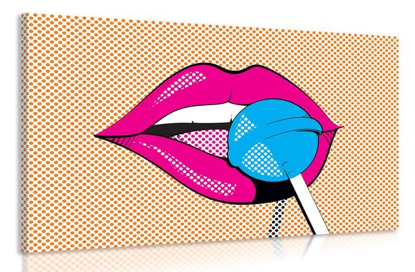 Kép pop art nyalóka