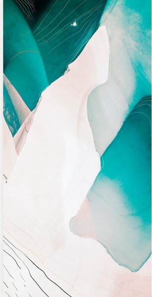 Kép modrn kék absztrakció