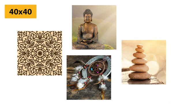 Képszett harmonikus Buddha