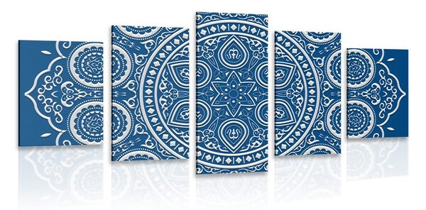 5 részes kép etnikus Mandala