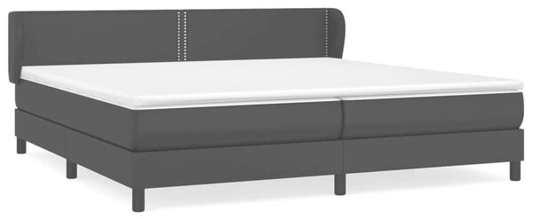 VidaXL Ágy - Fekete Műbőr - 200x200 cm