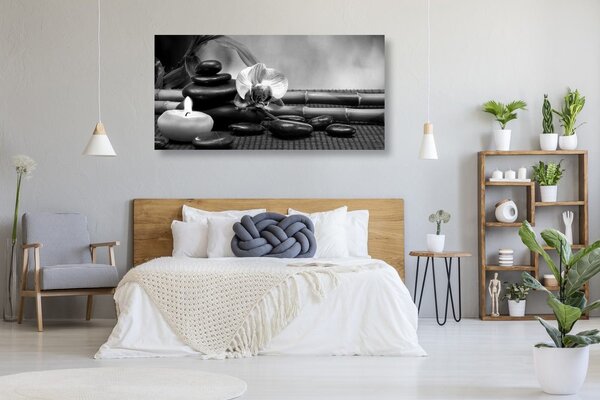Kép Feng Shui csendélet fekete feérben