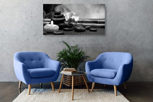 Kép Feng Shui csendélet fekete feérben