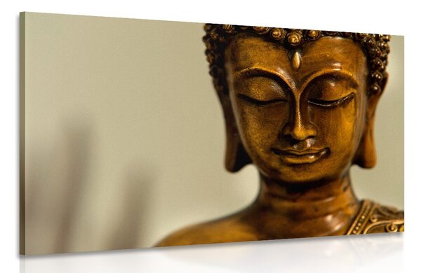 Kép bronz Buddha fej